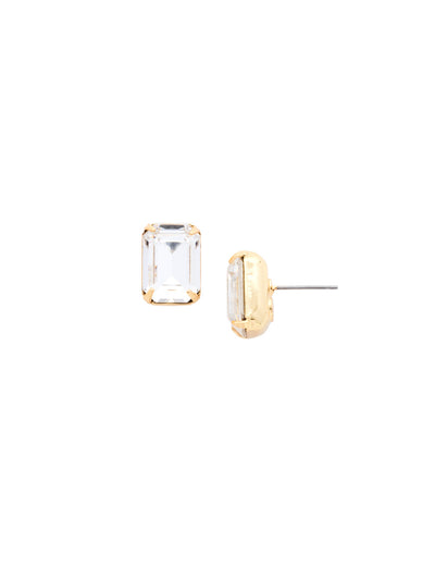 Everyday Stud Earrings - ECT11BGCRY - <p>Simple studs never go out of style! Try this single cut crystal on a post for everyday sparkle. From Sorrelli's Crystal collection in our Bright Gold-tone finish.</p>