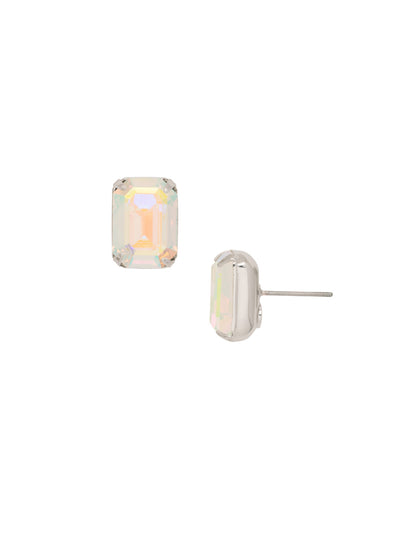 Everyday Stud Earrings - ECT11PDCAB - <p>Simple studs never go out of style! Try this single cut crystal on a post for everyday sparkle. From Sorrelli's Crystal Aurora Borealis collection in our Palladium finish.</p>