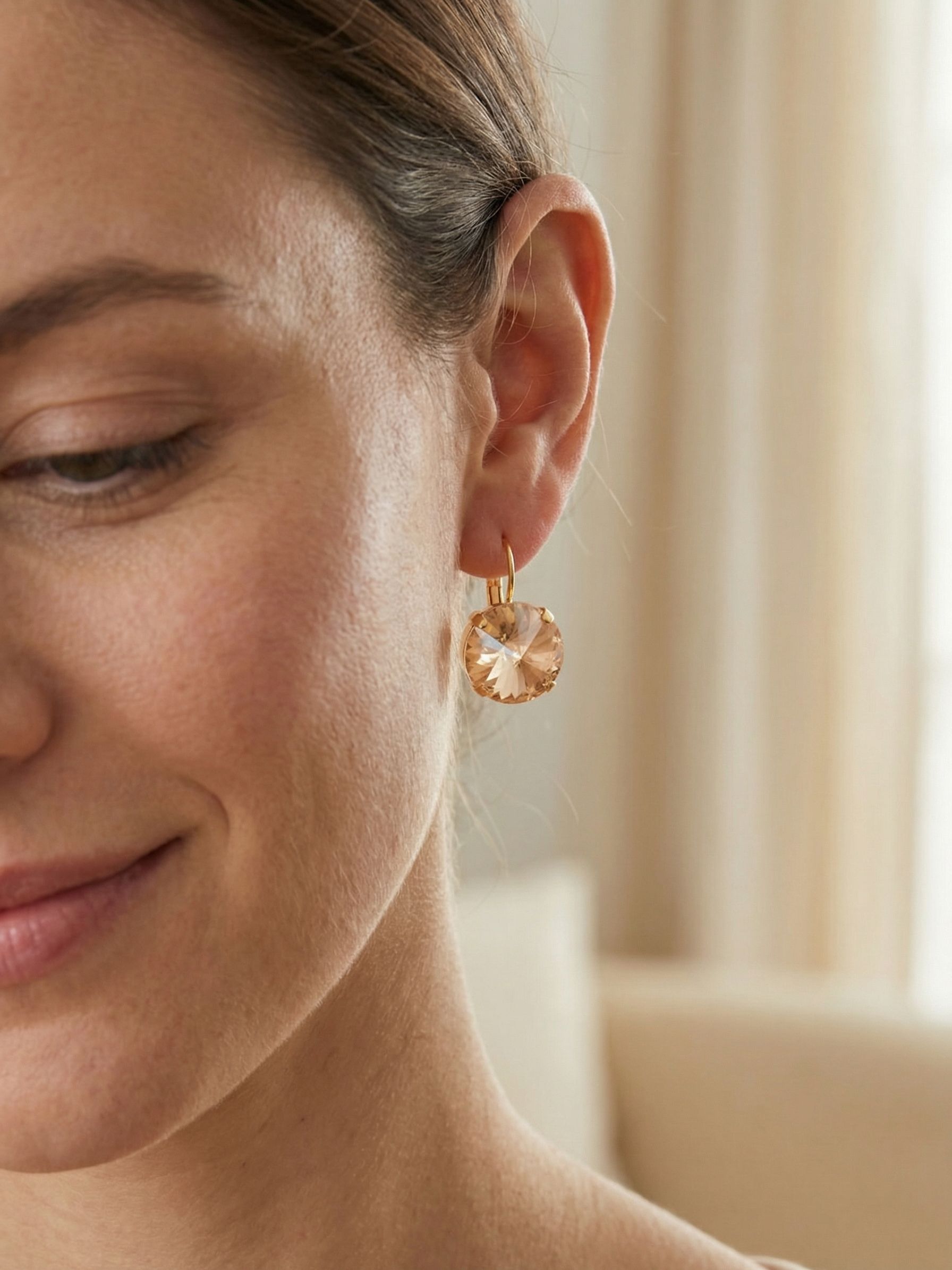 Nadine Dangle Earrings - EDH108BGGNS