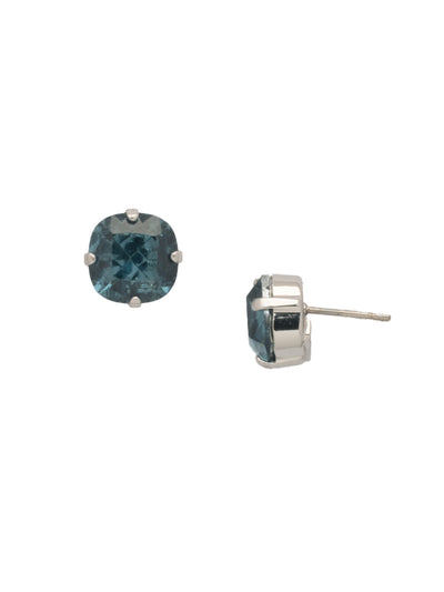 Halcyon Stud Earrings - EDH25PDASP - <p>A beautiful, luminous cushion-cut crystal in a classic four-pronged setting that's ideal for everyday wear. From Sorrelli's Aspen SKY collection in our Palladium finish.</p>
