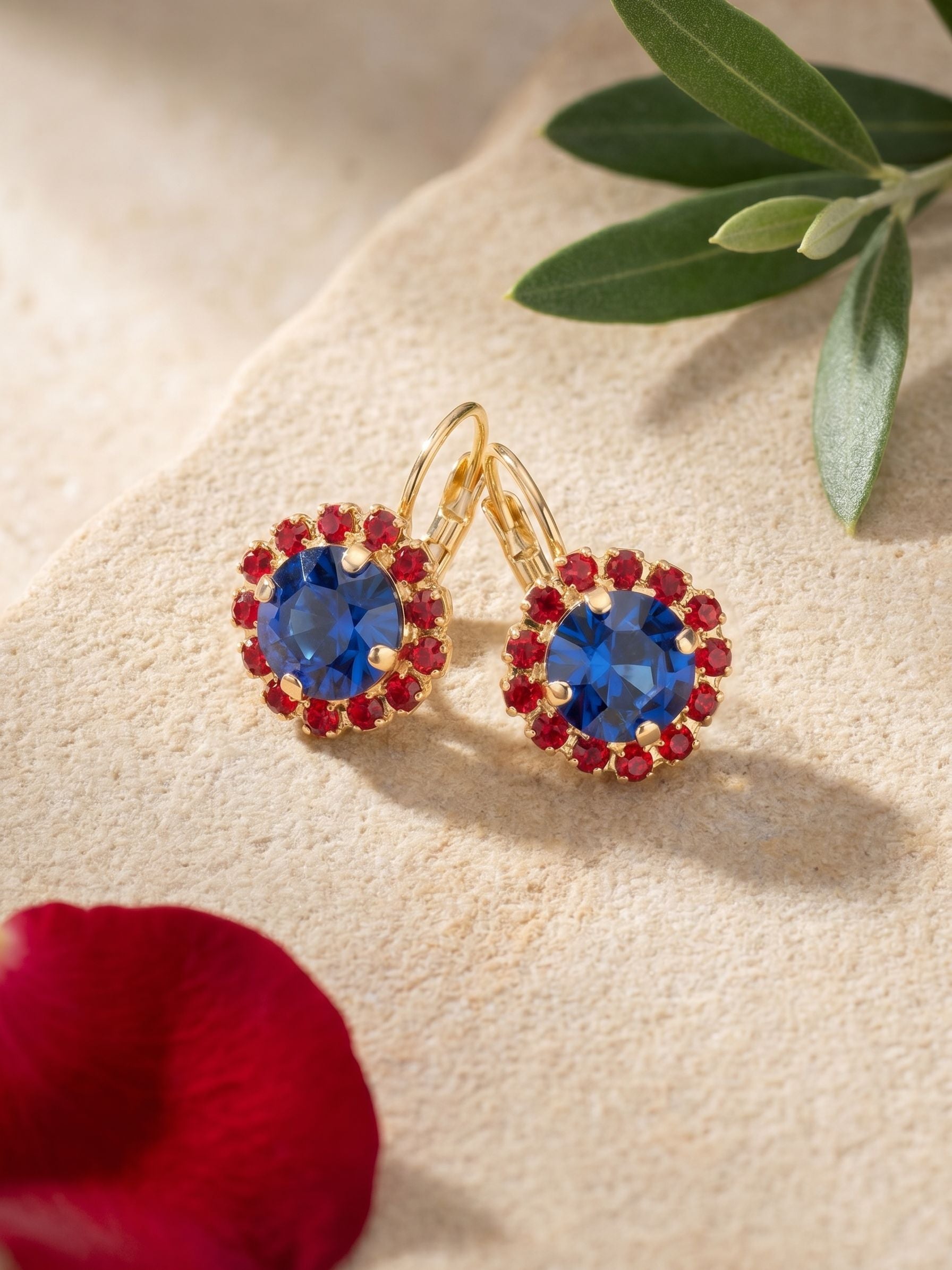 Haute Halo Dangle Earrings - EDL10BGUSA