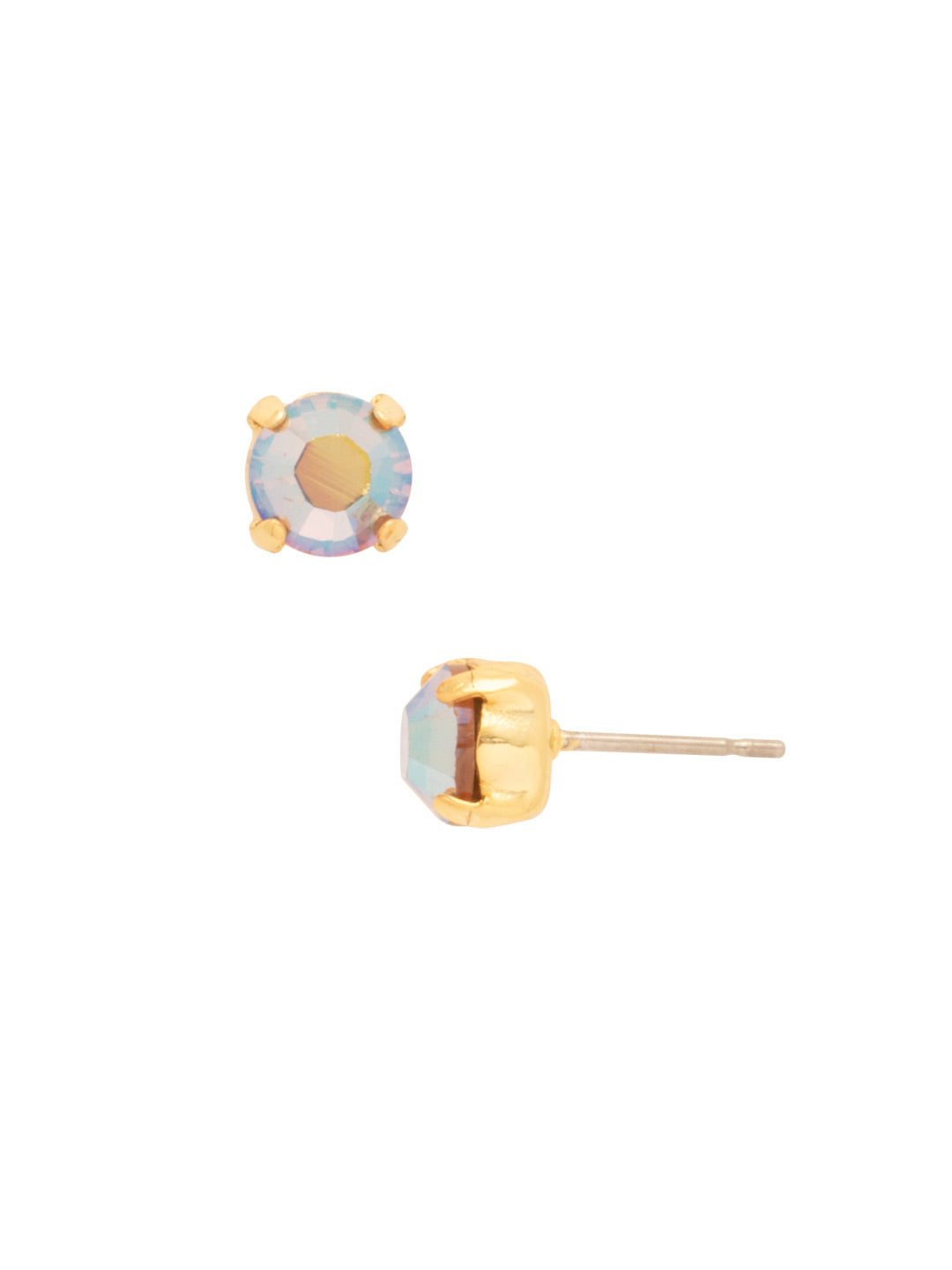 Jayda Stud Earrings - EDN32BGMS - <p>The Jayda Stud Earrings are the perfect every day wardrobe staple. A round crystal nestles perfectly in a metal plated post with four prongs.</p>