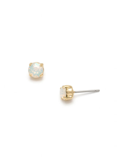 Jayda Stud Earrings - EDN32BGWO - <p>The Jayda Stud Earrings are the perfect every day wardrobe staple. A round crystal nestles perfectly in a metal plated post with four prongs.</p>