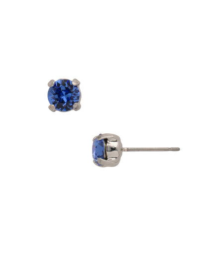 Jayda Stud Earrings - EDN32PDSAP - <p>The Jayda Stud Earrings are the perfect every day wardrobe staple. A round crystal nestles perfectly in a metal plated post with four prongs.</p>