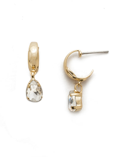 Oceane Dangle Earrings - EEF81BGCRY - <p>Simple yet stylish, this teardrop crystal pairs perfectly with any outfit. From Sorrelli's Crystal collection in our Bright Gold-tone finish.</p>