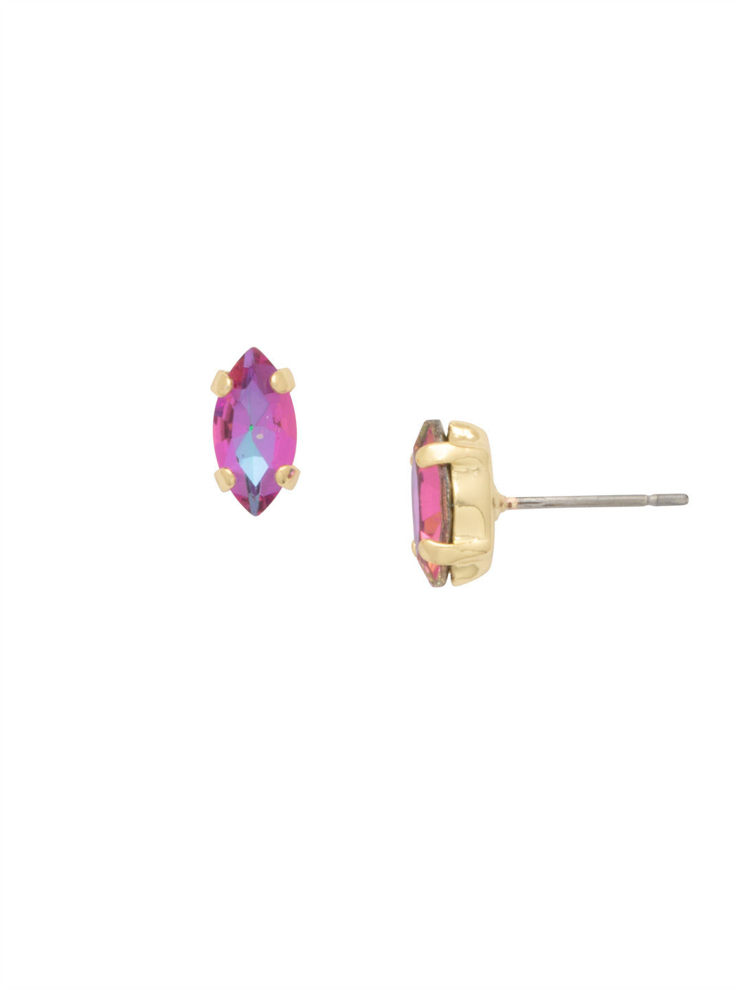 Clarissa Stud Earrings - EEP4BGHEL - <p>The Clarissa Stud Earring is for the lover of classics with a twist. Simple sparkling crystals get an oomph from the navette shape. From Sorrelli's Heliotrope collection in our Bright Gold-tone finish.</p>