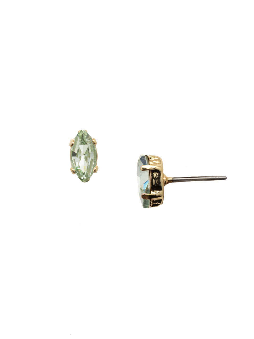 Clarissa Stud Earrings - EEP4BGMIN - <p>The Clarissa Stud Earring is for the lover of classics with a twist. Simple sparkling crystals get an oomph from the navette shape. From Sorrelli's Mint collection in our Bright Gold-tone finish.</p>