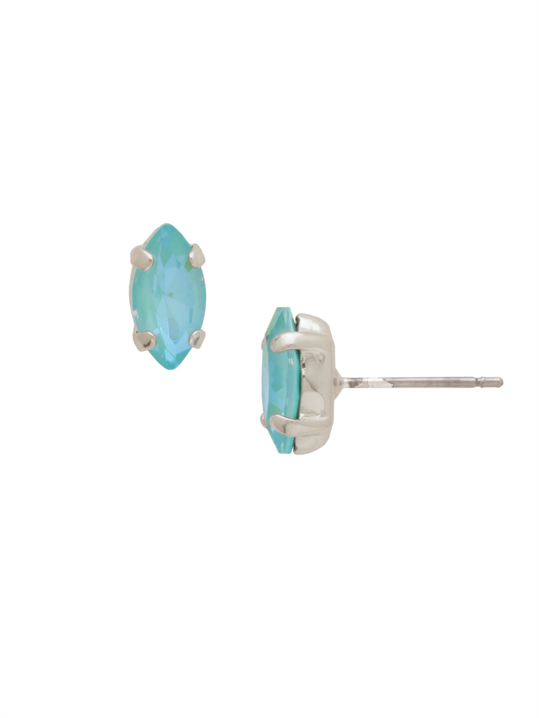 Clarissa Stud Earrings - EEP4PDSBD - <p>The Clarissa Stud Earring is for the lover of classics with a twist. Simple sparkling crystals get an oomph from the navette shape. From Sorrelli's Summer Blue Delite collection in our Palladium finish.</p>