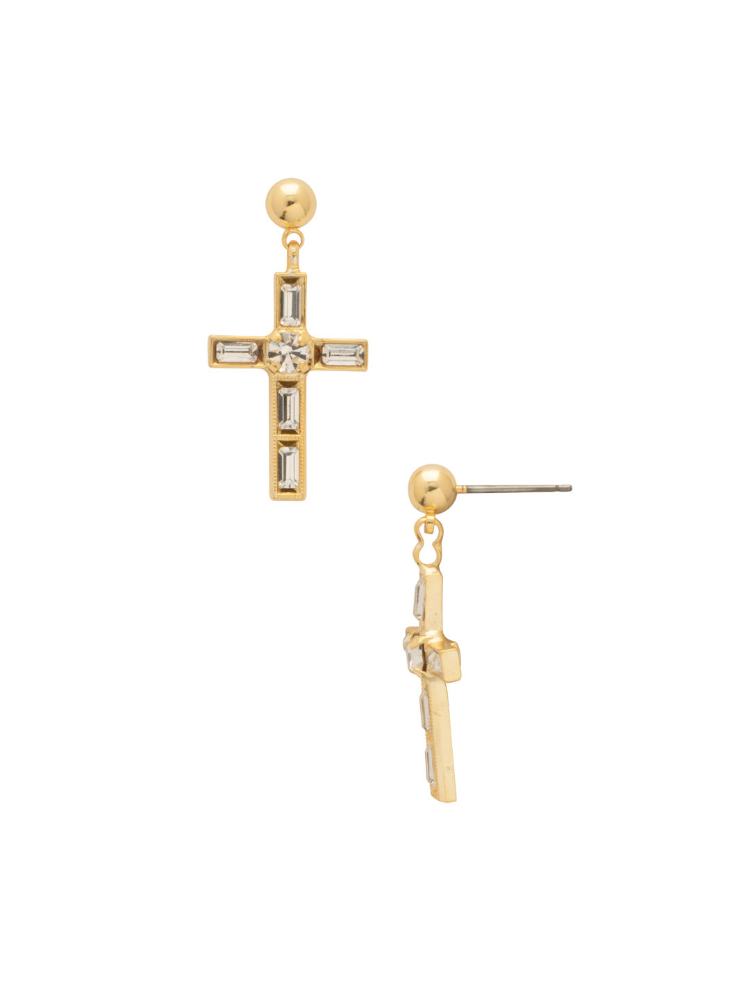 Cross Dangle Earrings - EEX6BGCRY - <p>EEX6BGCRY</p>