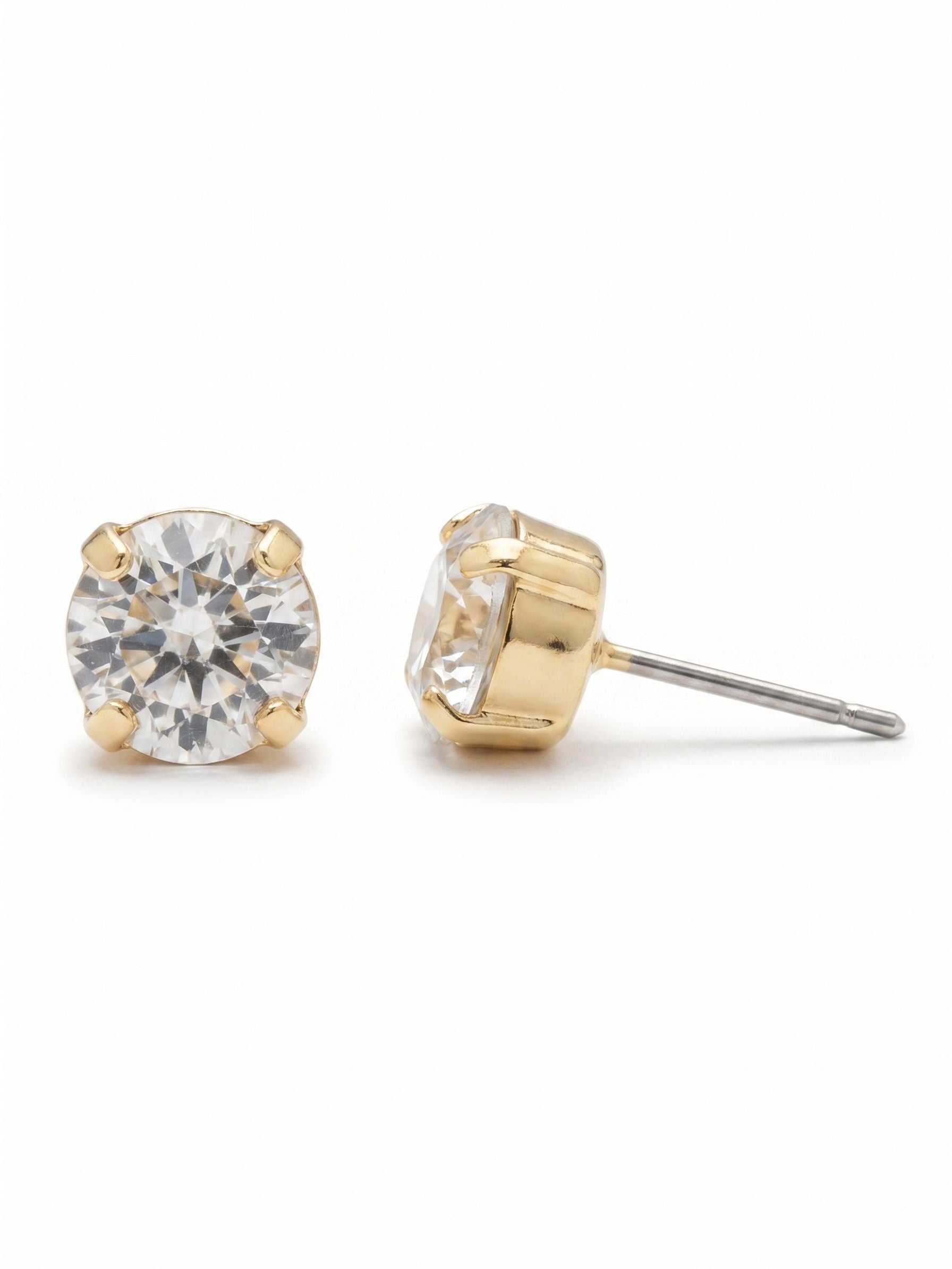 Simple Stud Earrings - EFC99BGCRY - <p>The Simple Stud Earrings feature a single solid crystal on a surgical steel post, creating a small but sparkly everyday staple!</p>