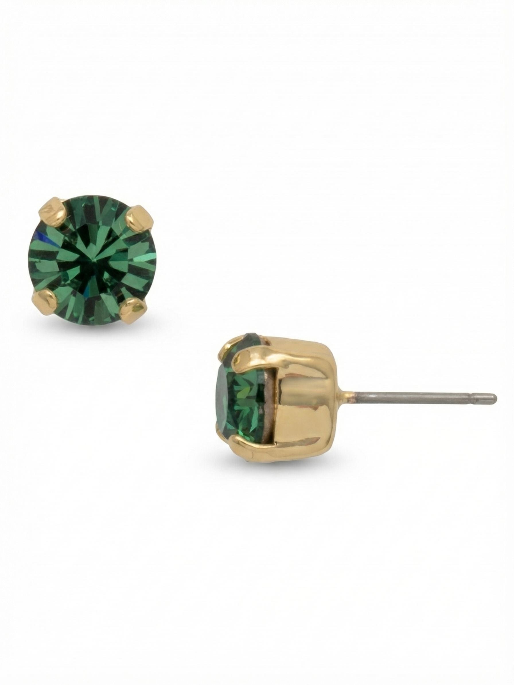 Simple Stud Earrings - EFC99BGSGR - <p>The Simple Stud Earrings feature a single solid crystal on a surgical steel post, creating a small but sparkly everyday staple!</p>