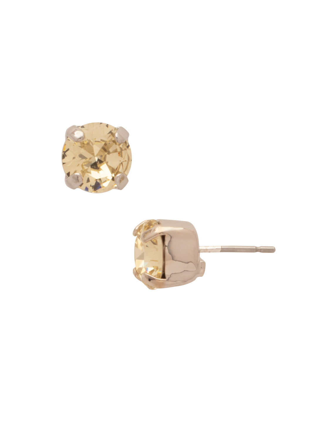 Simple Stud Earrings - EFC99PDJON - <p>The Simple Stud Earrings feature a single solid crystal on a surgical steel post, creating a small but sparkly everyday staple! Need help picking a stud? <a href="https://www.sorrelli.com/blogs/sisterhood/round-stud-earrings-101-a-rundown-of-sizes-styles-and-sparkle">Check out our size guide!</a> From Sorrelli's Jonquil collection in our Palladium finish.</p>