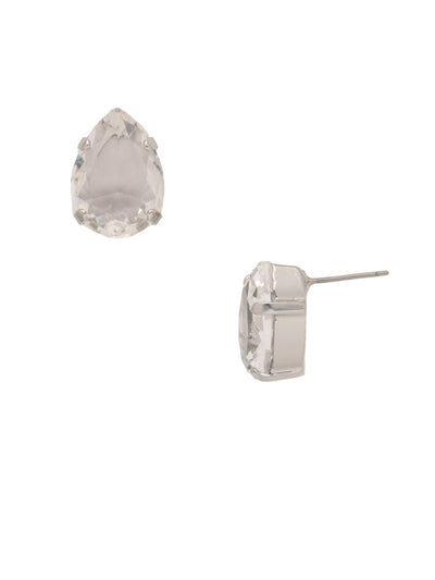 Eileen Stud Earrings - EFF100PDCRY - <p>The Eileen Stud Earrings feature a single pear cut candy gem crystal on a post. From Sorrelli's Crystal collection in our Palladium finish.</p>