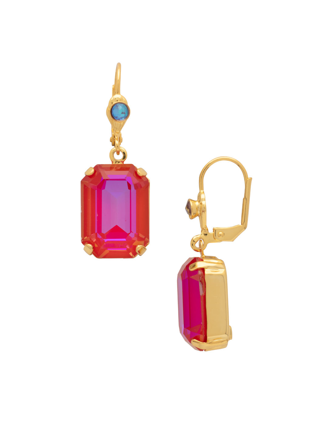 Kathleen Studded Dangle Earrings - EFF80BGREV