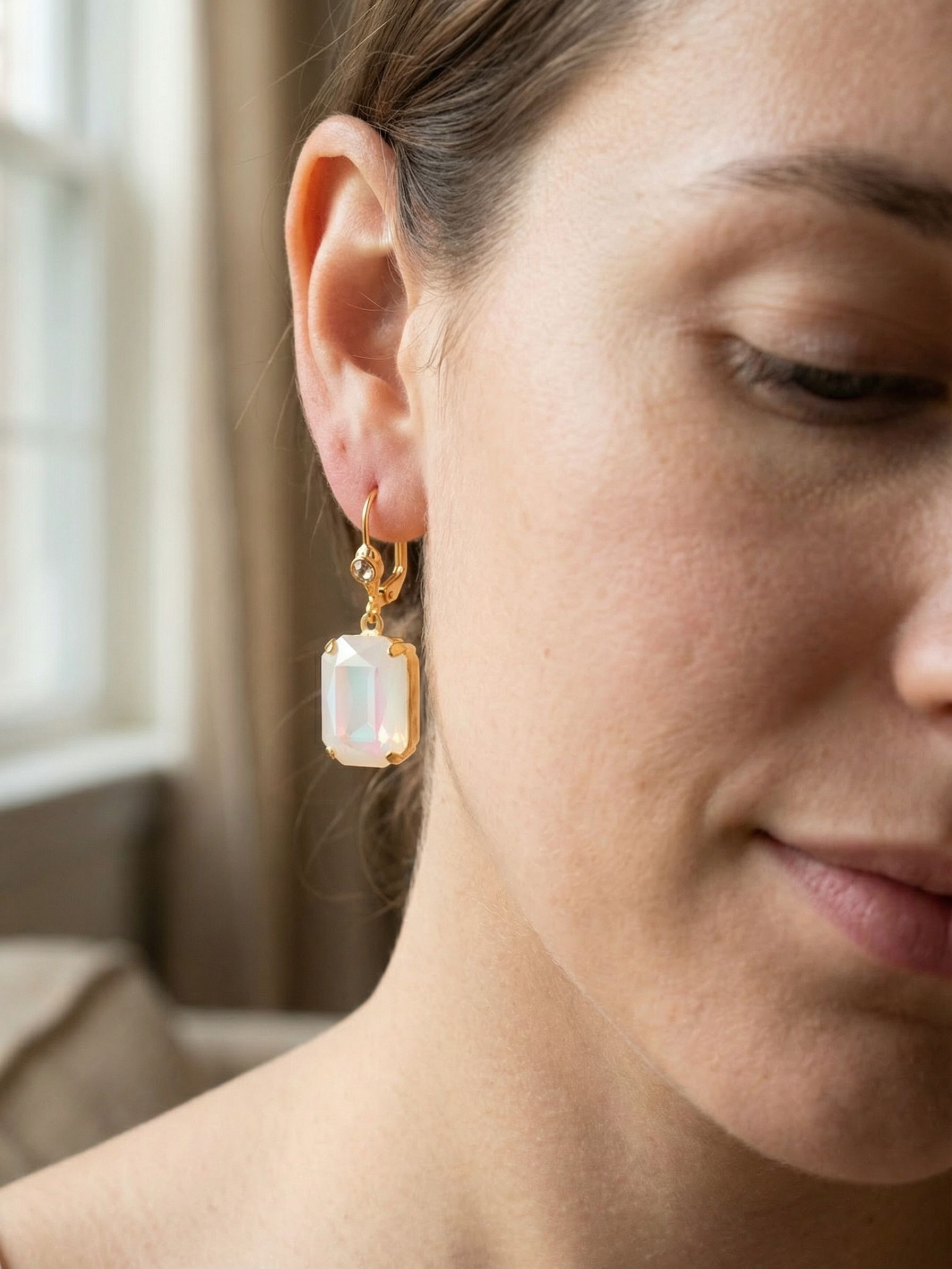 Kathleen Studded Dangle Earrings - EFF80BGUWAB