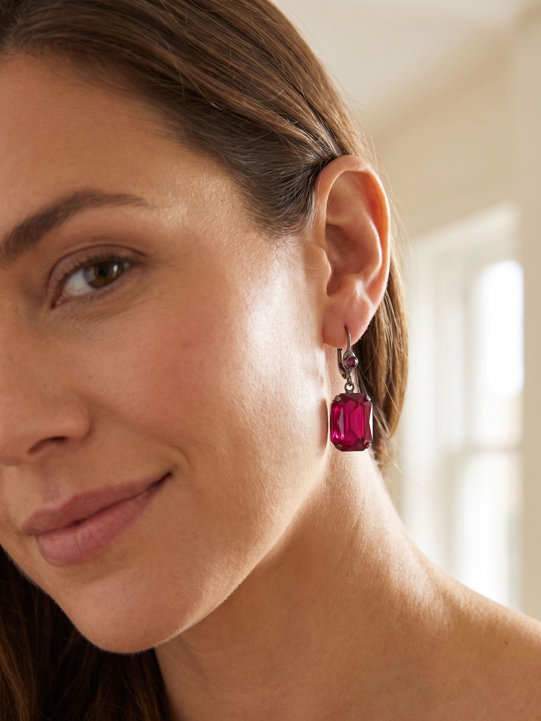 Kathleen Studded Dangle Earrings - EFF80GMFU