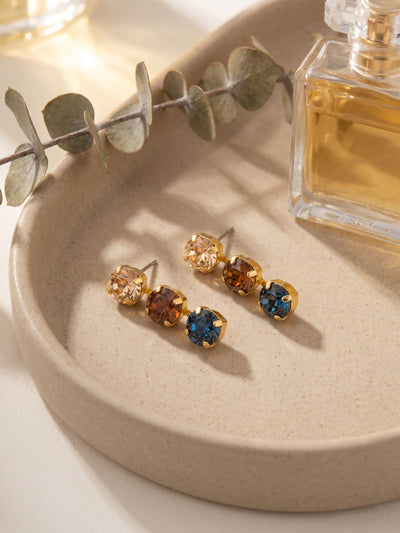 Matilda Triple Dangle Earrings - EFH10BGDNM