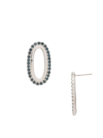 Tori Stud Earrings - EFL3PDASP - <p>The Tori Stud Earrings feature a chunky rhinestone embellished chain link on a post. From Sorrelli's Aspen SKY collection in our Palladium finish.</p>
