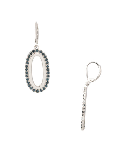 Tori Dangle Earrings - EFL4PDASP - <p>The Tori Dangle Earrings feature a chunky rhinestone embellished chain link on a lever-back French wire. From Sorrelli's Aspen SKY collection in our Palladium finish.</p>