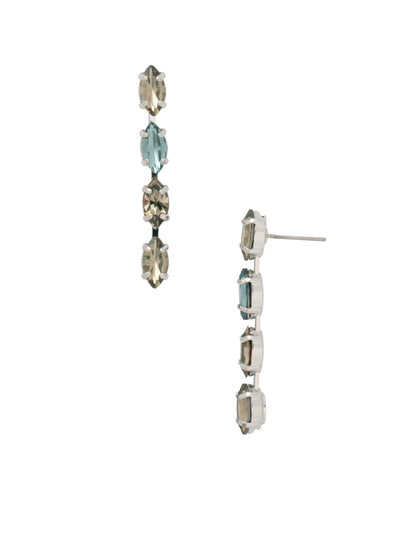 Clarissa Dangle Earrings - EFL5PDASP - <p>Discover the enchanting charm of our Clarissa Dangle Earrings. Featuring a row of delicately dangling navette-cut crystals, these earrings effortlessly elevate your style with their graceful movement and subtle sparkle. From Sorrelli's Aspen SKY collection in our Palladium finish.</p>