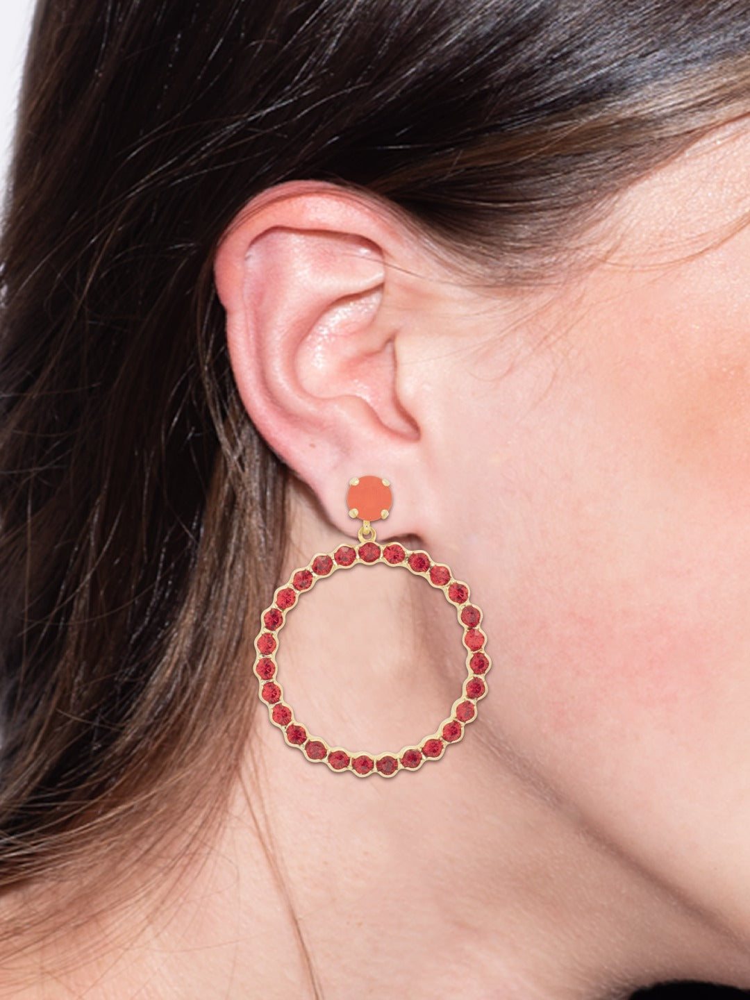Amber Statement Earrings - EFL9BGFIS