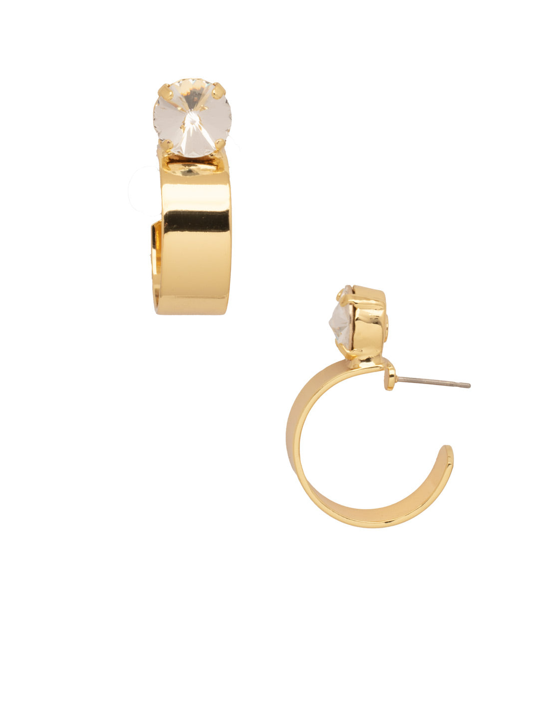 Product Image: Dani Studded Hoop Earrings