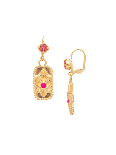 Lys Dangle Earrings - EFV33BGBFL - <p>From Sorrelli's Big Flirt collection in our Bright Gold-tone finish.</p>