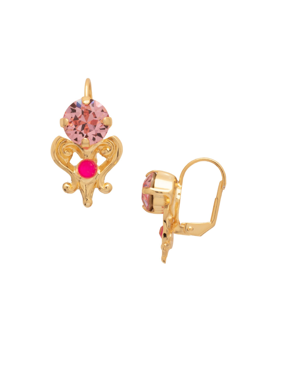 Spade Dangle Earrings - EFV3BGBFL - <p>From Sorrelli's Big Flirt collection in our Bright Gold-tone finish.</p>