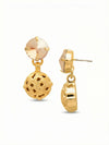 Clementine Round Dangle Earrings