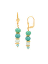 Auger Beaded Dangle Earrings