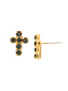 Carly Cross Stud Earrings