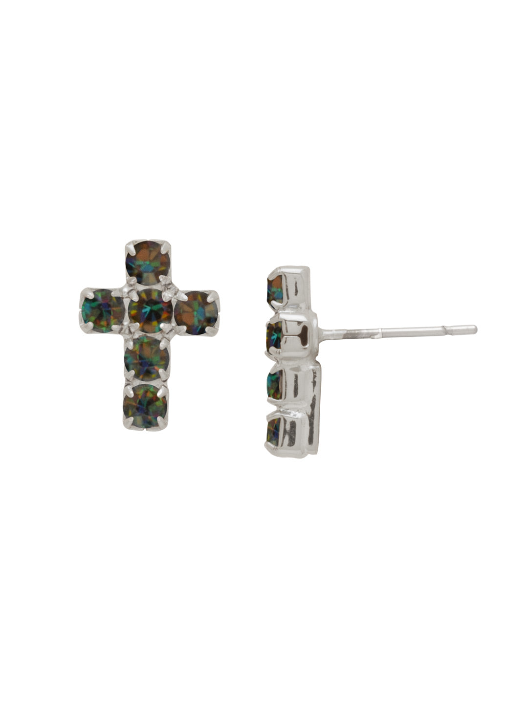 Carly Cross Stud Earrings - EGE88PDVO