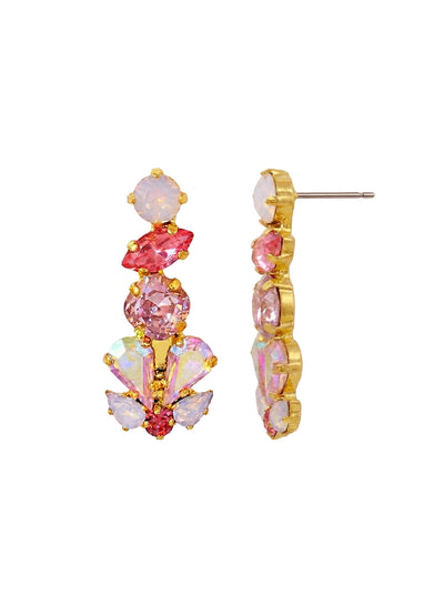 Crystal Crush Dangle Earrings - EGF2BGPRO - <p>Make a dazzling entrance with the Crystal Crush Dangle Earrings, featuring a cascading arrangement of assorted cut crystals that catch the light with every move. These eye-catching drops are the perfect finishing touch for an elevated evening look. From Sorrelli's Panama Rose collection in our Bright Gold-tone finish.</p>