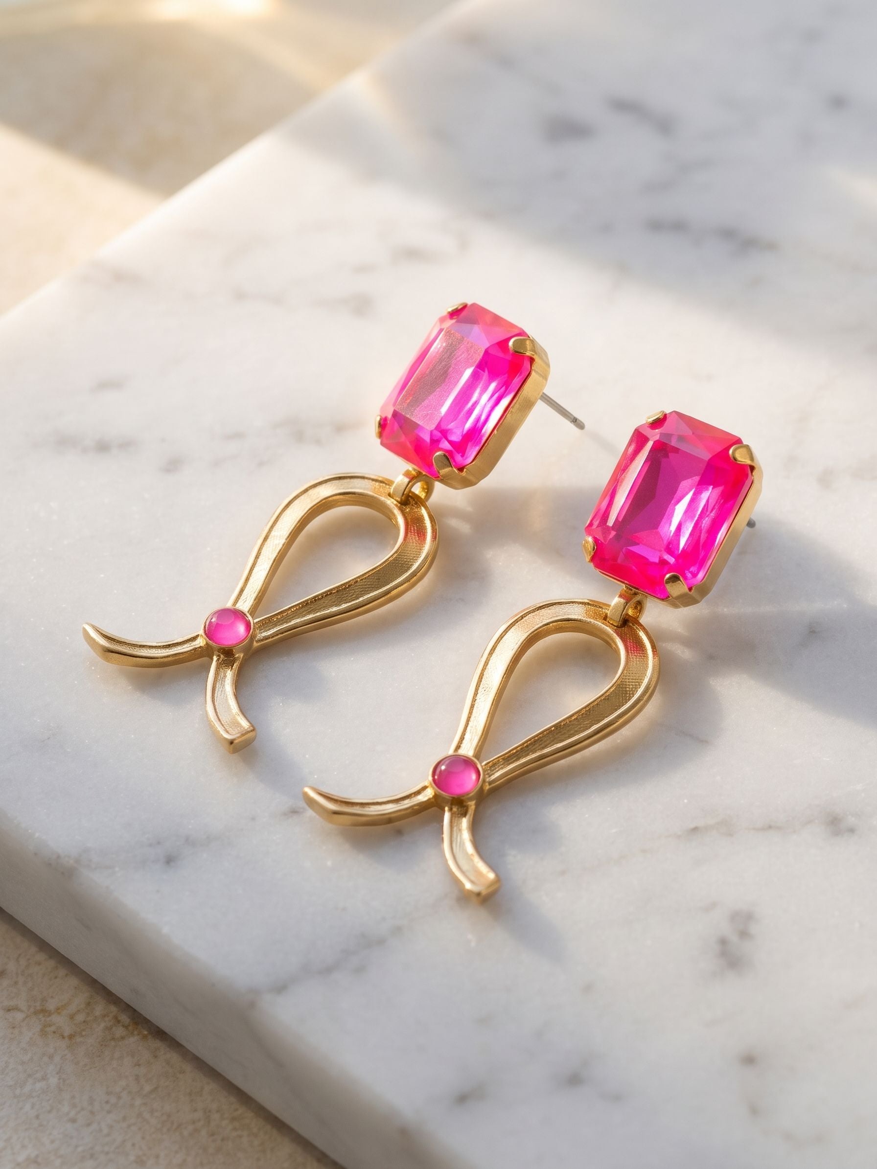 Ribbon of Hope Dangle Earrings - EGM2BGETP