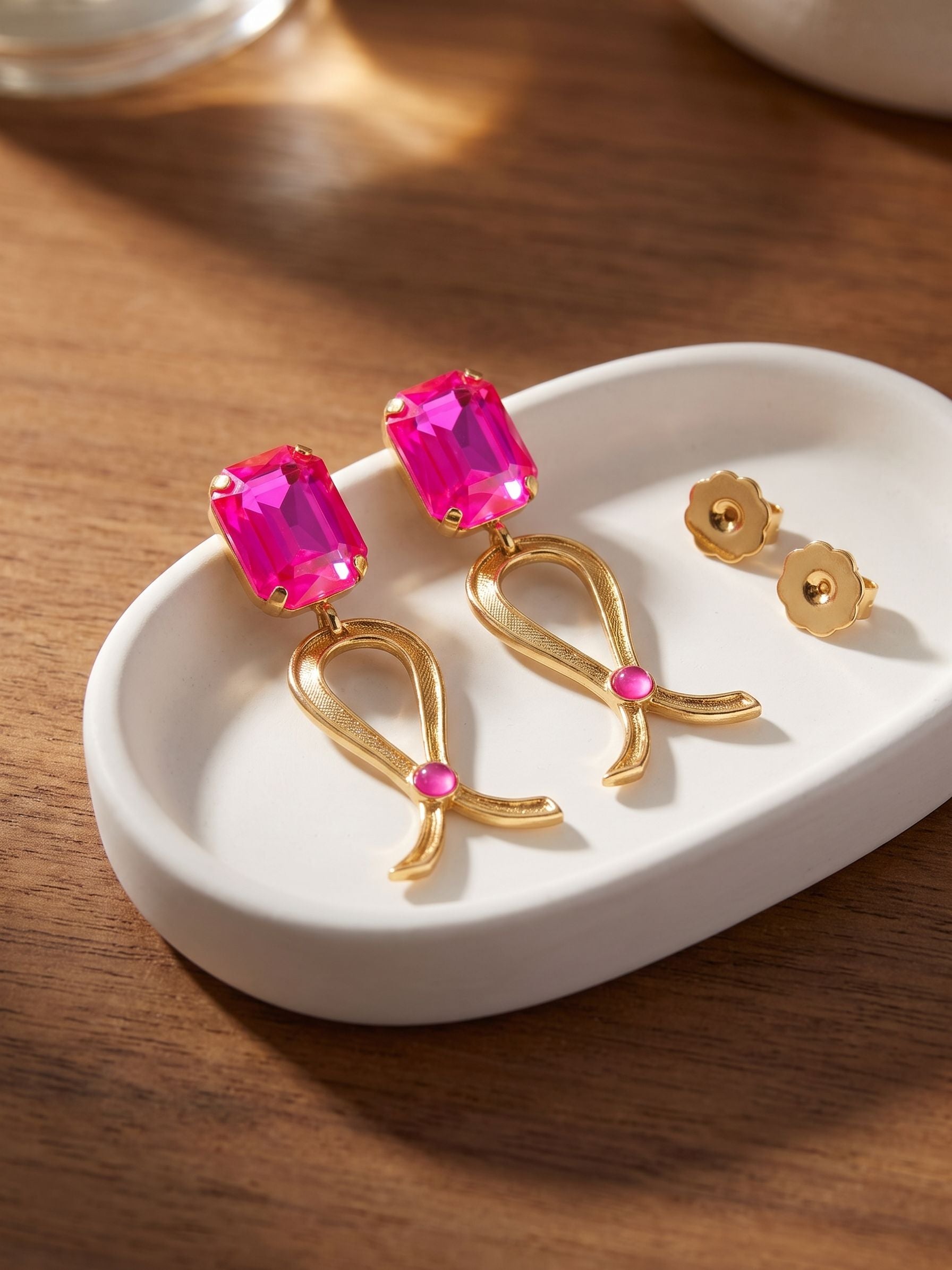Ribbon of Hope Dangle Earrings - EGM2BGETP