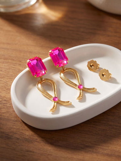Ribbon of Hope Dangle Earrings - EGM2BGETP