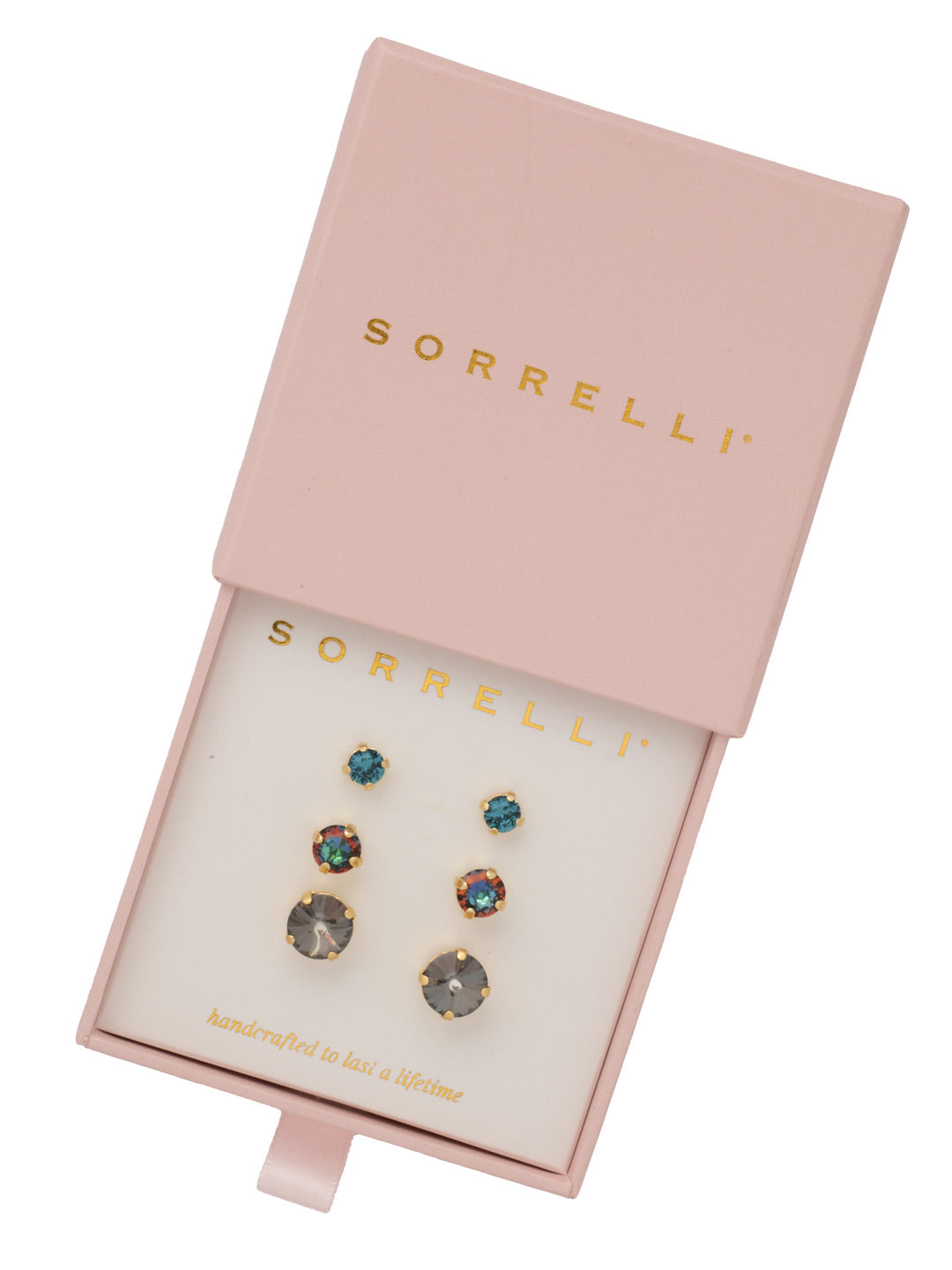 Three Studs Earring Gift Set - GFL1BGAUS - <p>Three of our best-selling studs in a single gift set box. From Sorrelli's Aurora Sky collection in our Bright Gold-tone finish.</p>