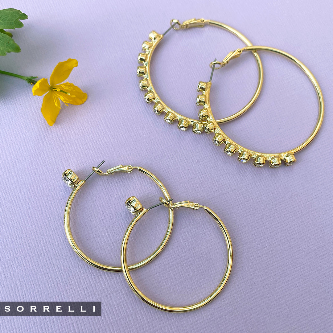 Serafina Hoop Earrings - EEP41BGCRY