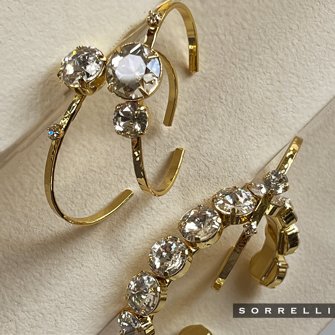 Nadine Stacked Bracelet - 4BEZ18BGCRY