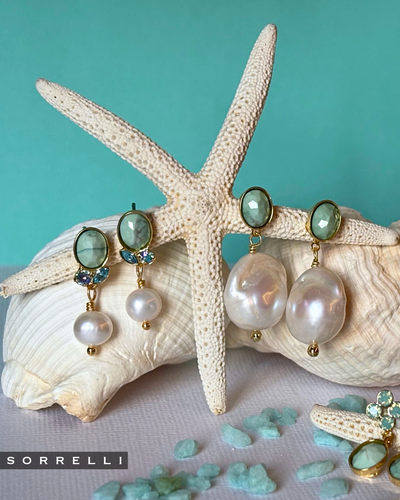 Stone Harbor Pearl Dangle Earrings - EGE4BGMDP