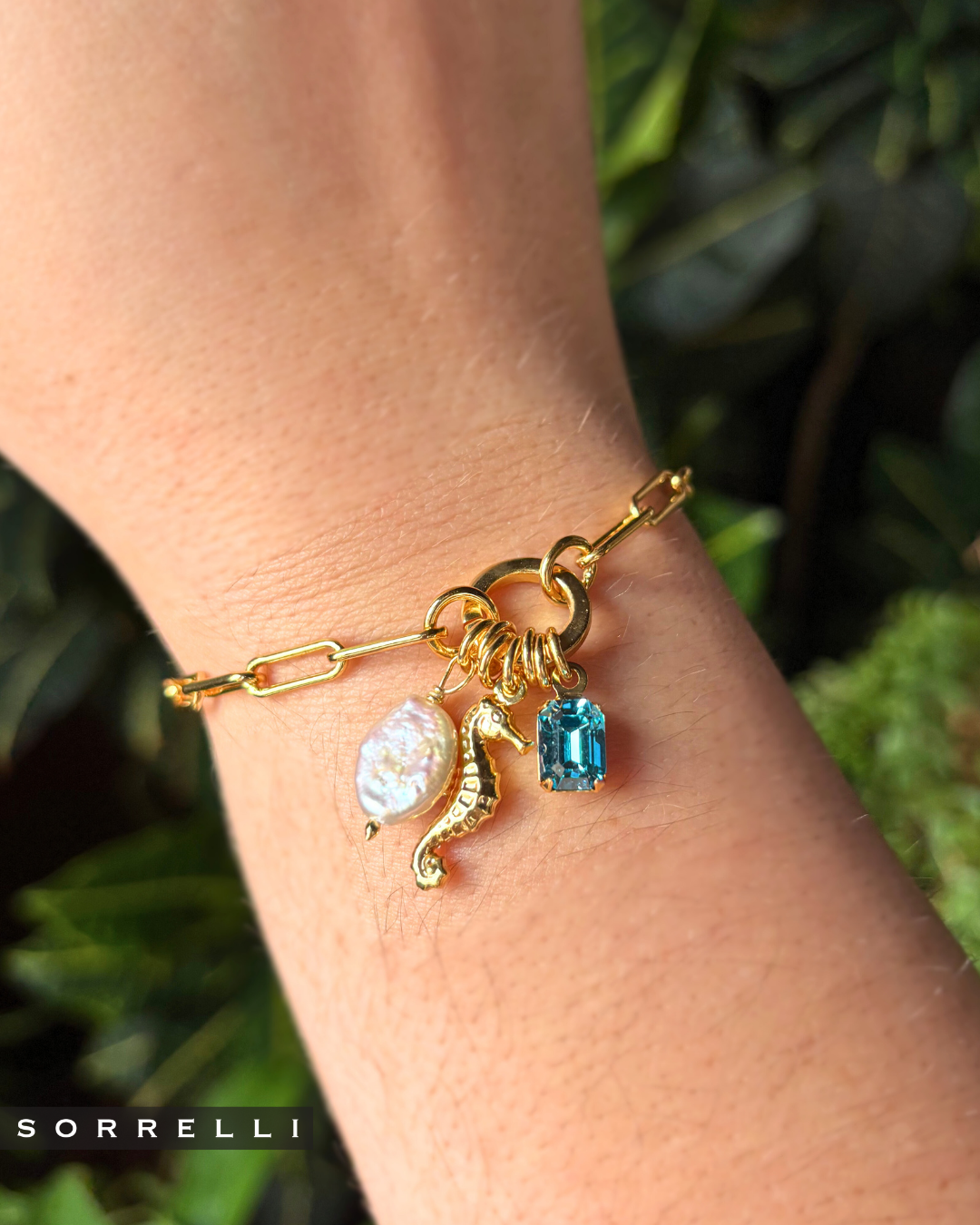 Seahorse Charm Tennis Bracelet - BGE5BGCSD