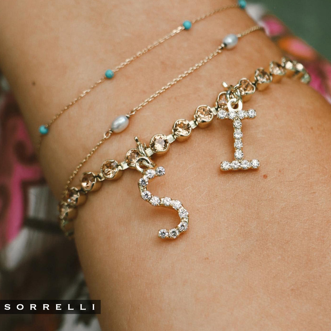 "S" Initial Charm - CFB19BGCRY