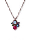 Crystal Assorted Rounds Pendant Necklace