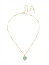 Cushion-Cut Pendant Necklace