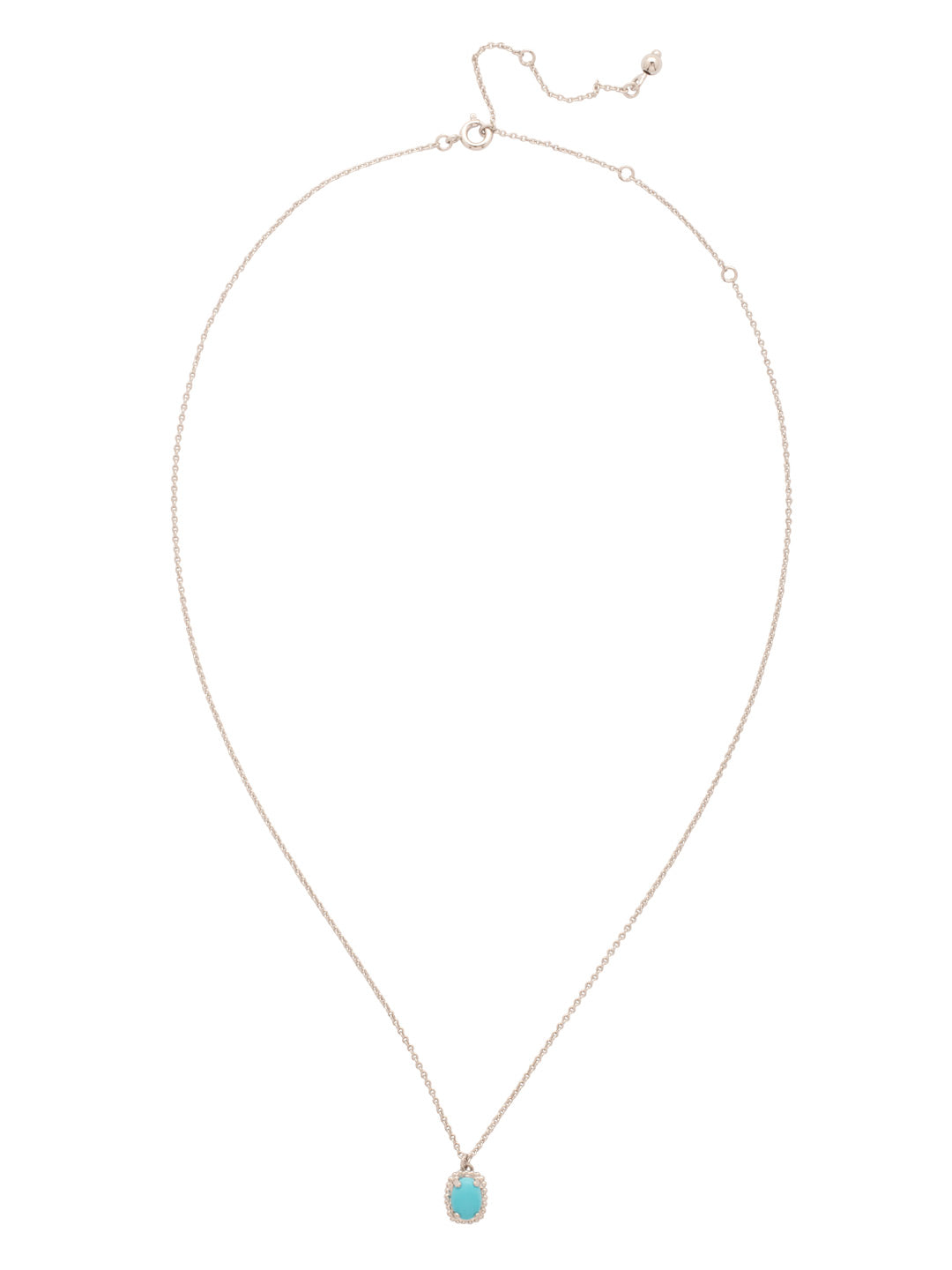Maisie Pendant Necklace - NEF49PDSTO - <p>This is the perfect day-to-night sparkling tiny pendant necklace that has an adjustable chain to fit your neckline.</p>