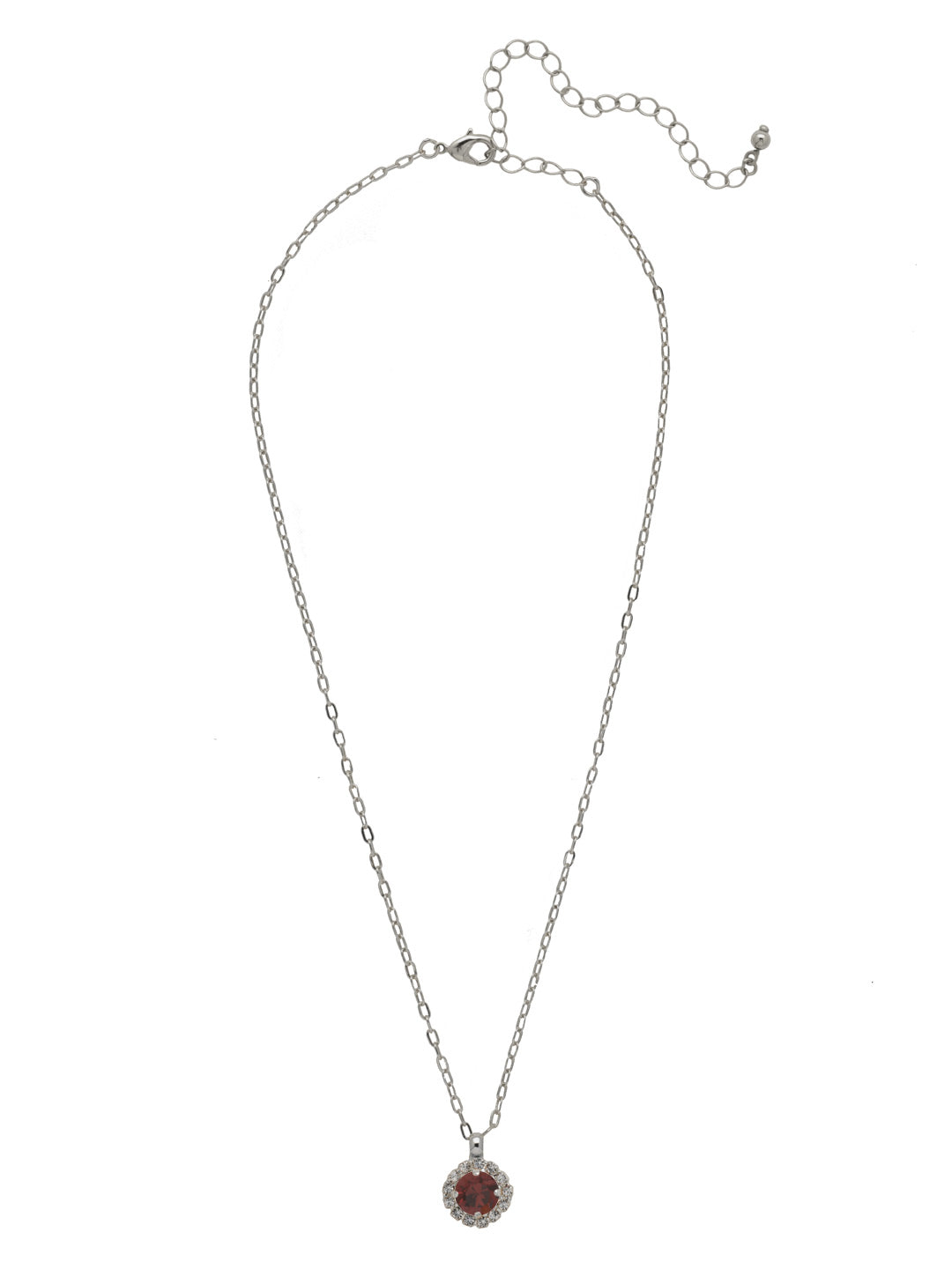Haute Halo Pendant Necklace - NEX10PDBUR