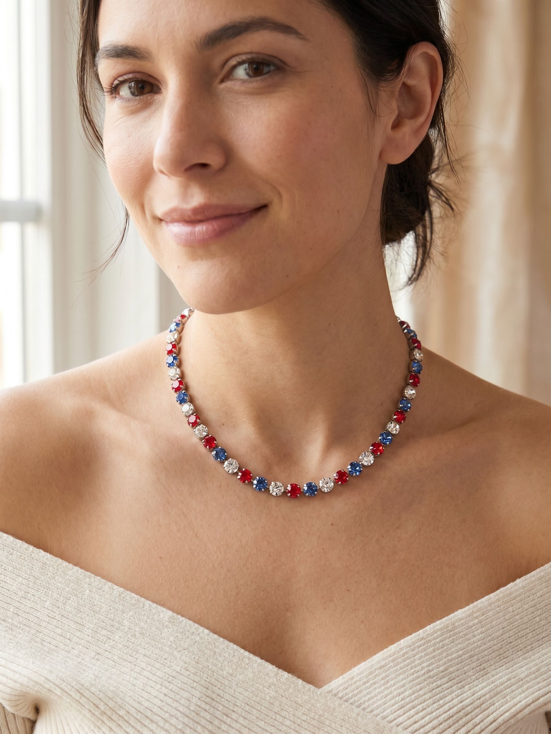 Matilda Tennis Necklace - NFJ4PDUSA