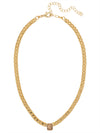 Octavia Single Crystal Tennis Necklace