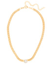 Octavia Single Crystal Tennis Necklace