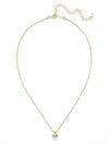 Aria Studded Pendant Necklace